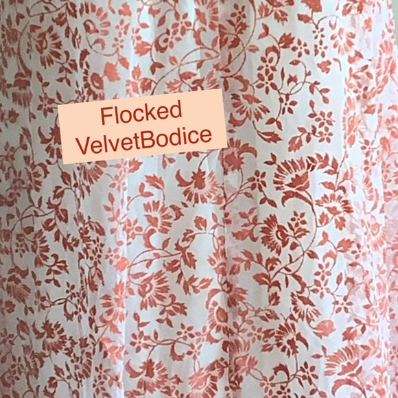 Vintage Velvet Boho Royalty MIDI A-line Dress - Picture 3 of 7